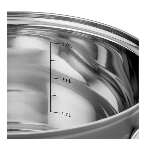 Кастрюля с крышкой Walmer Sandy, 3 л, цвет серый  фото 3