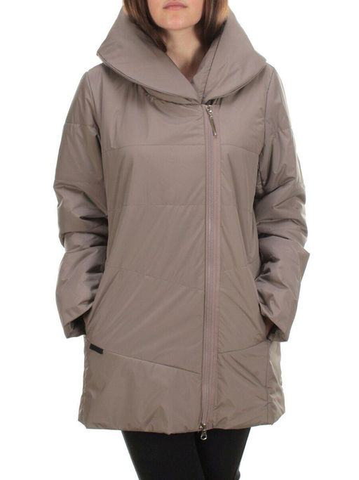 22222 DK.BEIGE Куртка демисезонная женская (80 гр. синтепон) - Фабричный китай фото 2