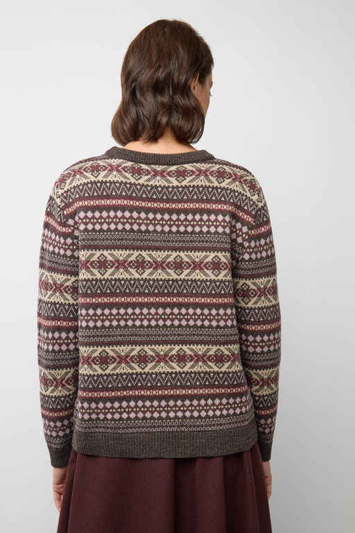 ЕВ 30282/ш/шоколад джемпер жен