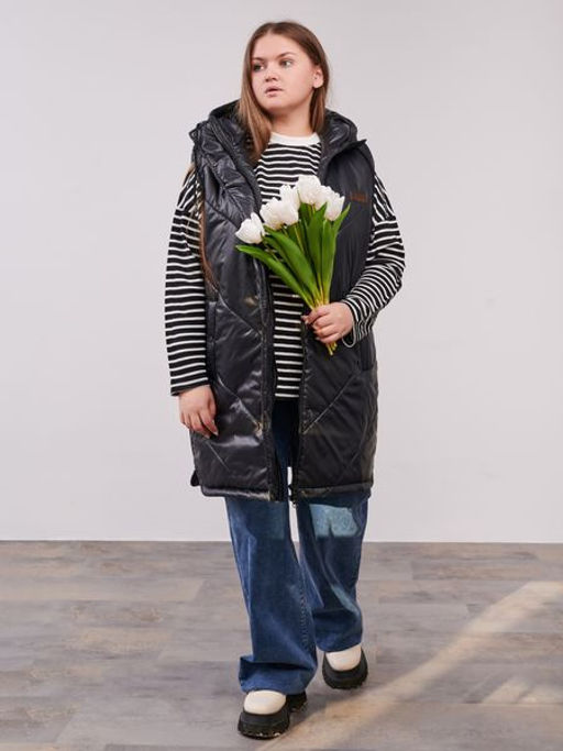 Жилет демисезонный Хлоя бордо - Yollochka фото 34