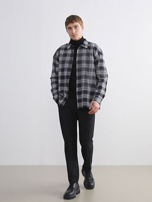 Regular Fit Uzun Kollu Ekose Erkek Oduncu G?mlek