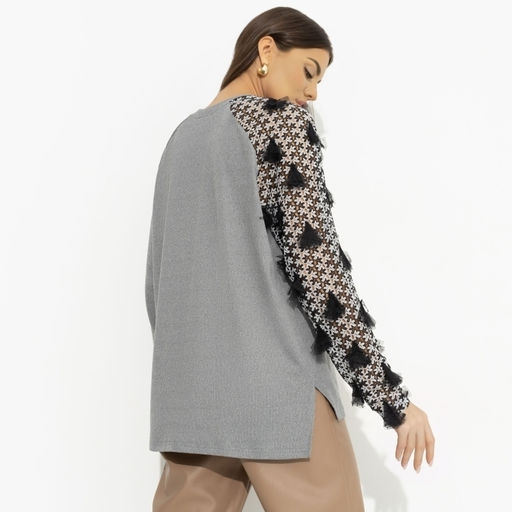 Свитшот с акцентным декором Модная хроника (new) - Charutti фото 5