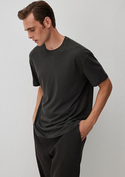 Antrasit Basic Tisort