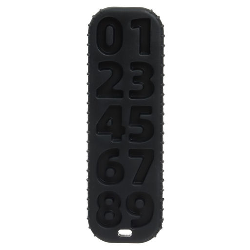 Прорезыватель для зубов «Пульт от телевизора», силикон, черный, 16 см