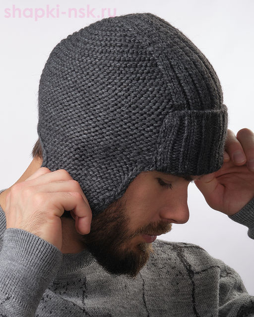 Клайд Ушанка мужская флис (56-58)