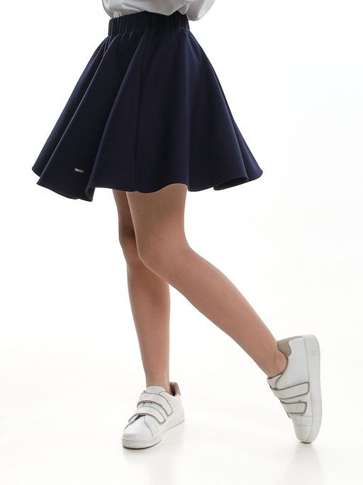 Юбка для девочки в школу синяя форма Солнце 22-4788 синий - Mini maxi фото 9