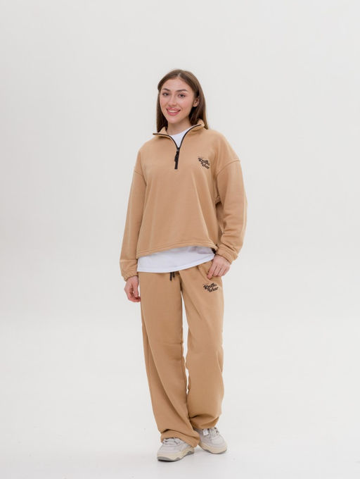 327 Костюм-трансформер с утяжками, беж - Knitka wear фото 4