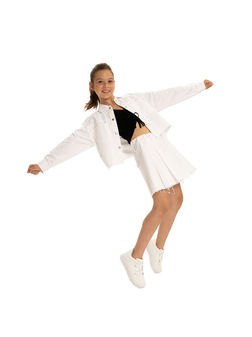 Юбка-шорты дев. О56439