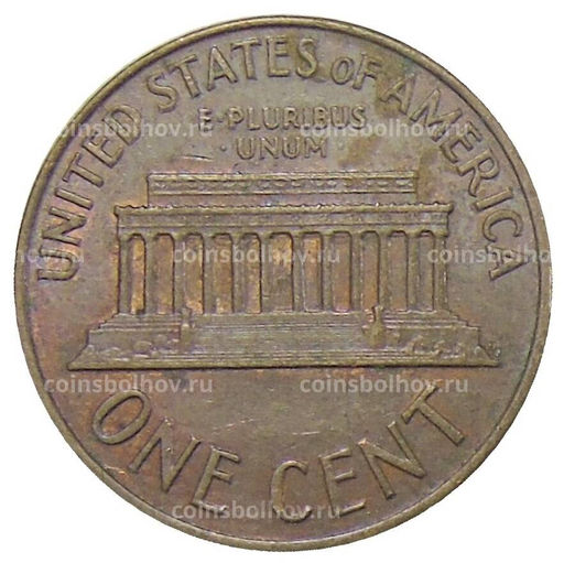 Монета 1 цент 1966 года США
