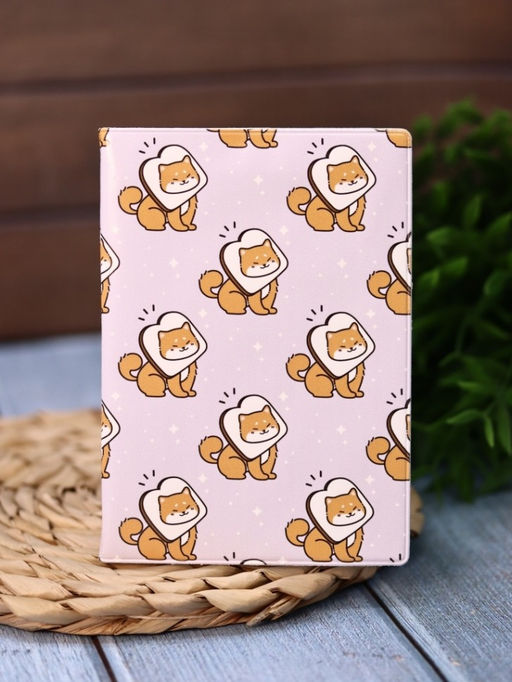 Обложка для паспорта Аниме Many shiba inu sandwich, плотность 600 мкм