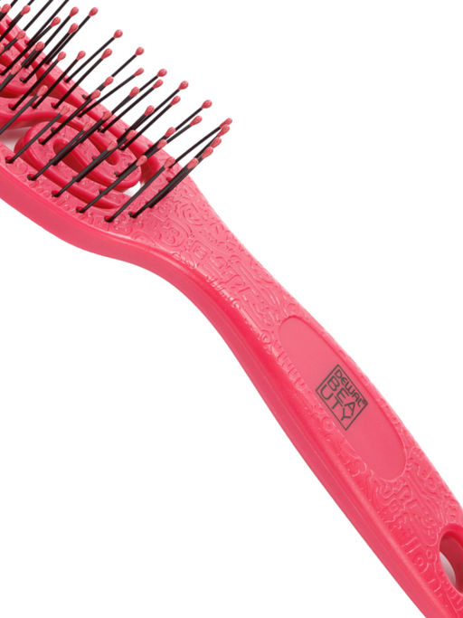 Dewal Beauty Щетка для укладки волос продувная / Friendly DBEF72, нейлоновый штифт, Berry  фото 2