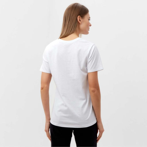 Цена за 2 шт. Футболка женская новогодняя Merry Christmas, цвет белый, размер 54