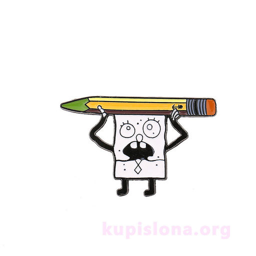 Брошь-значок Bored SpongeBob - Купи слона фото 3