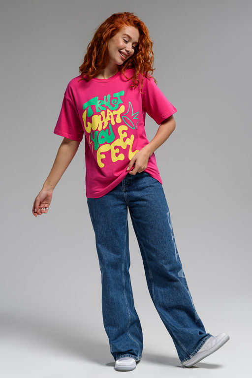 8506/1 Футболка женская оверсайз - Натали фото 30