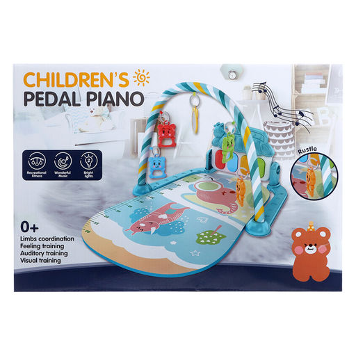 Музыкальный развивающий коврик Весёлые зверята, цвет розовый - Simaland фото 10