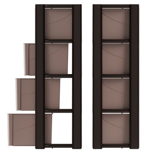 Комод "Колорит" 4-х секцион. (венге) М7836