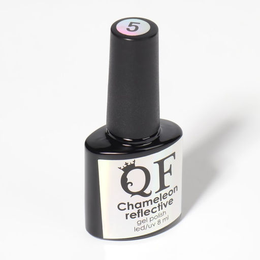 Гель лак для ногтей, Chameleon, 3-х фазный, 8мл, LED/UV, цвет синий/фиолетовый (05) - Queen fair фото 7