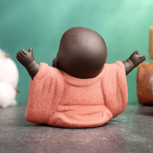 Фигурка керамика TAKE IT EASY «Счастливый Будда», 7×8 см