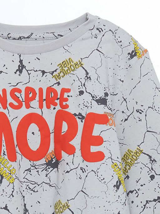 Bisiklet Yaka Erkek ?ocuk Pijama Tak?m?