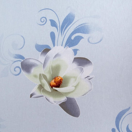 Простыня на резинке Этель 180х200х25 см, Кувшинки, 100% хлопок, бязь, 125 гр/м2  фото 2