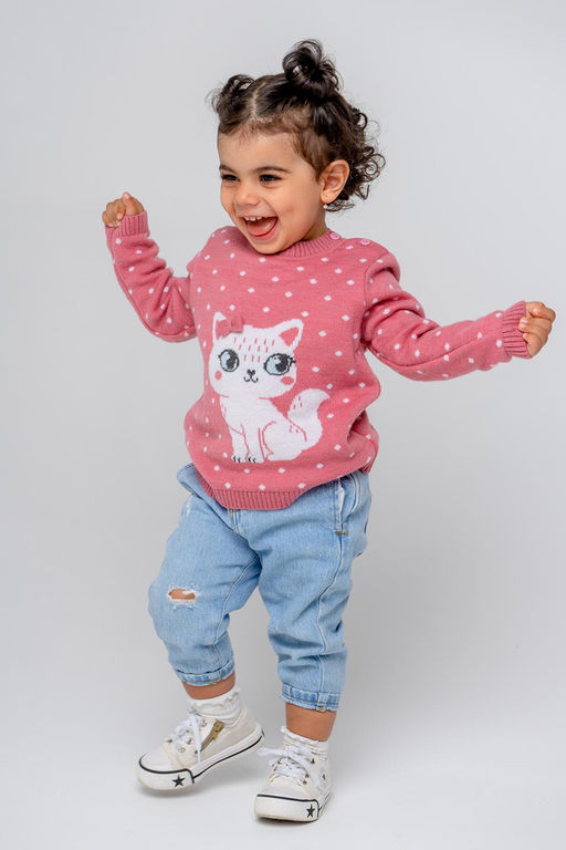 КВ 30117/ш/брусника джемпер д/дев яс