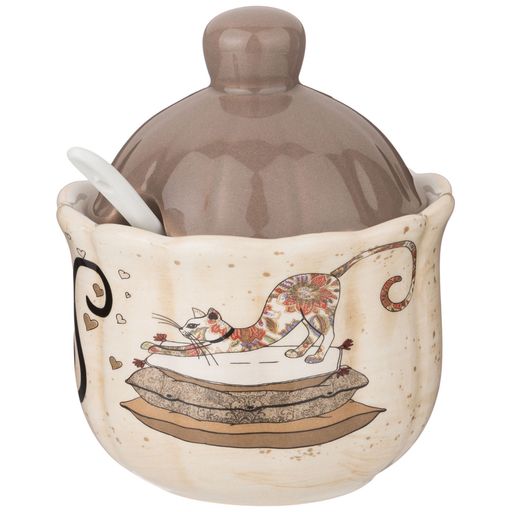 САХАРНИЦА AGNESS ПАРИЖСКИЕ КОТЫ 10*11,5 СМ 240 МЛ  фото 3