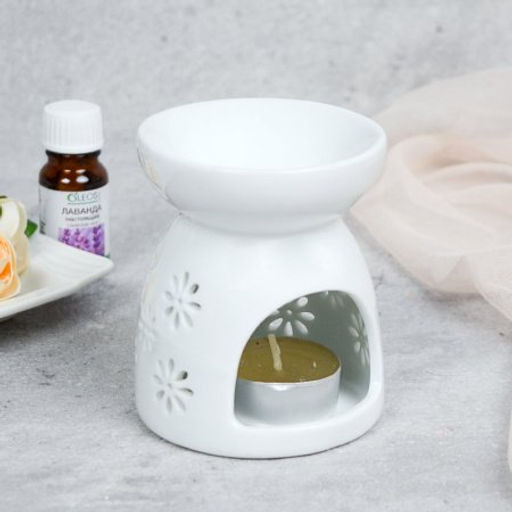 Аромалампа белая 9 см / XL-0004 /уп 4/120/ - Галеонтрейд фото 3