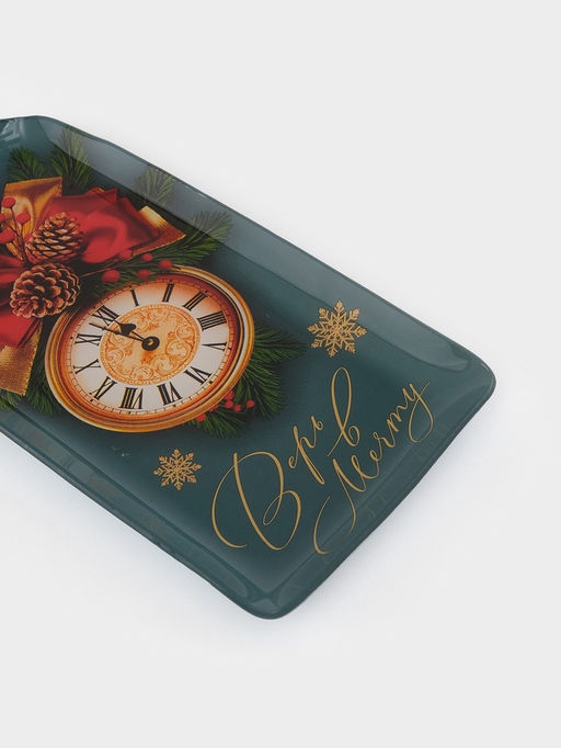 Тарелка в форме бутылки «Верь в мечту», 12×35 см