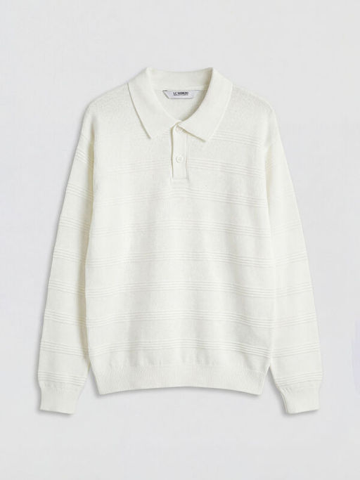 Polo Yaka Erkek ?ocuk Triko Kazak