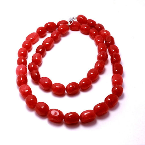 Бусы из камня Красный агат наделяет энергией, страсти, победы и очарования