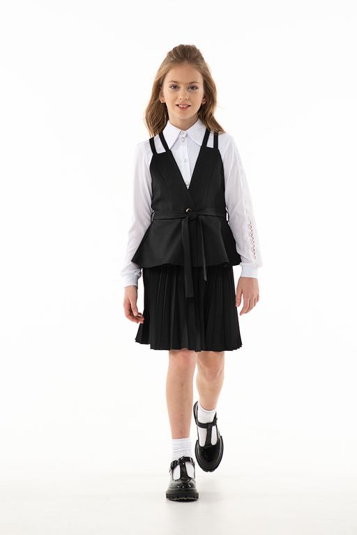 Школьный жилет для девочки Mooriposh, модель 1114