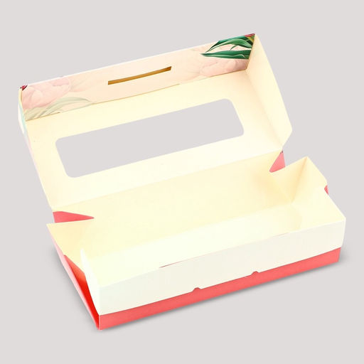 Цена за 5 шт. Коробка складная Поздравляю с 8 Марта!, 17?7?4 см