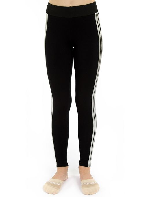 1726-1 Лосины женские из хлопка с атласными кантами* - Chersa фото 2