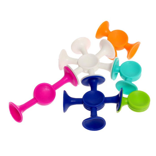 Мягкий конструктор детский Забавные присоски, 45 деталей - Simaland фото 3