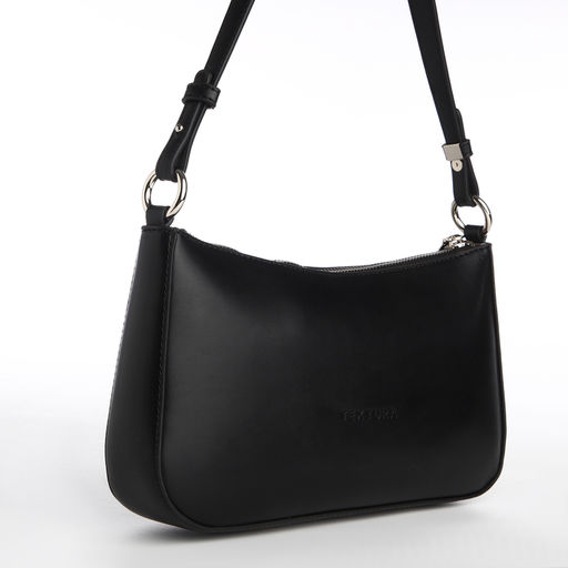 Сумка женская TEXTURA, маленький размер, цвет чёрный  фото 2
