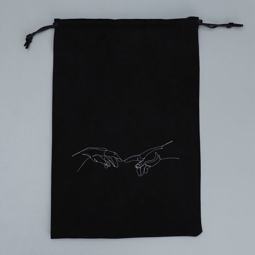 Цена за 5 шт. Мешочек подарочный замшевый «Касание», 20×30 см ±1.5 см