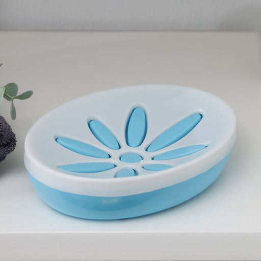 Мыльница пластиковая «Восход», 13×10×3 см, МИКС