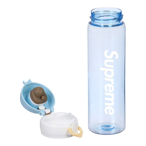Бутылка для воды Supreme, 550 мл, спортивная, голубая