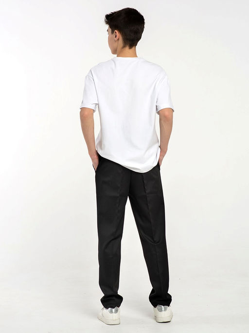 Черные школьные брюки для мальчика Mooriposh, модель 0914 фото 5