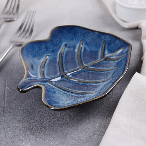 Блюдо керамическое сервировочное «Лунная тропа», 16×16 см