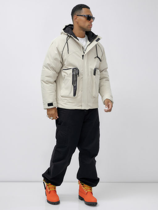 Куртка зимняя до - 20 бежевого цвета - Mtforce фото 4