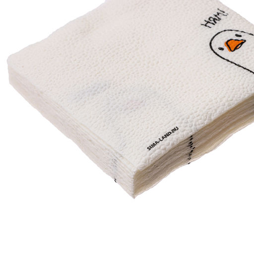 Цена за 2 шт. Салфетки бумажные однослойные «Гусь» 24 х 24 см, 20 шт