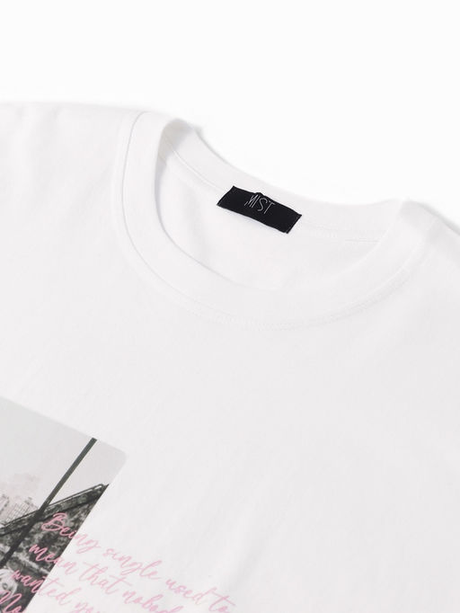 Футболка женская MIST Girl&apos;s rules, размер 46, белая