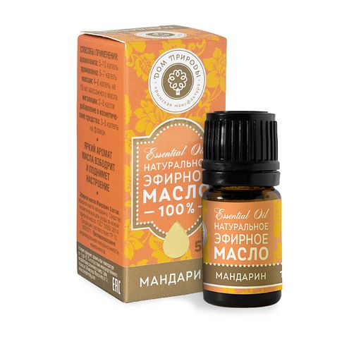 Натуральное эфирное масло Мандарин - Мануфактура дом природы фото 2