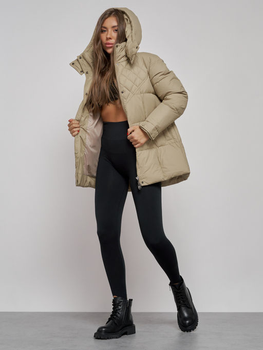 Зимняя женская куртка молодежная с капюшоном 52301SK - Holdluck фото 13