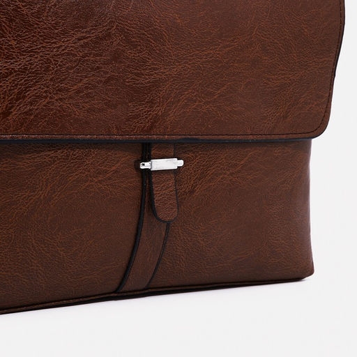 Сумка мужская, цвет коричневый - Simaland фото 3