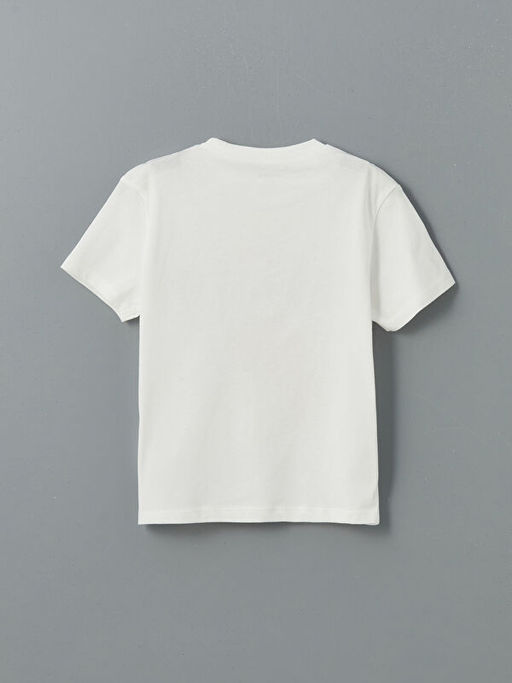 Bisiklet Yaka Bask?l? Erkek Bebek Ti??rt 2li