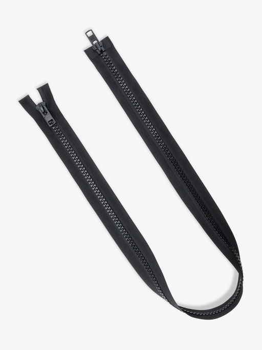 Цена за 10 шт. Молния «Трактор», №10, разъёмная, 2 замка, замки автомат, 90 см, чёрная