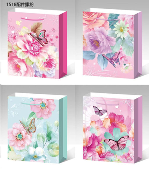 Пакет подарочный 30x41x11 / 1518-L /уп 12/540/ - ГалеонТрейд фото 2