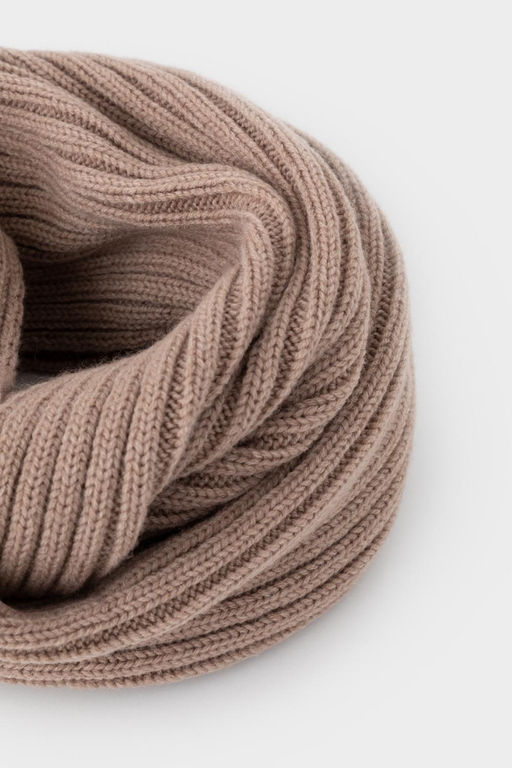 Crockid _ КВ 15009/24ш/бархатный беж шарф-снуд дет